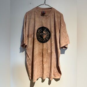 Dagoli Vintage Y2K Tie-Dye T-Shirt Short Sleeve Sun Spirit Size XL Cotton